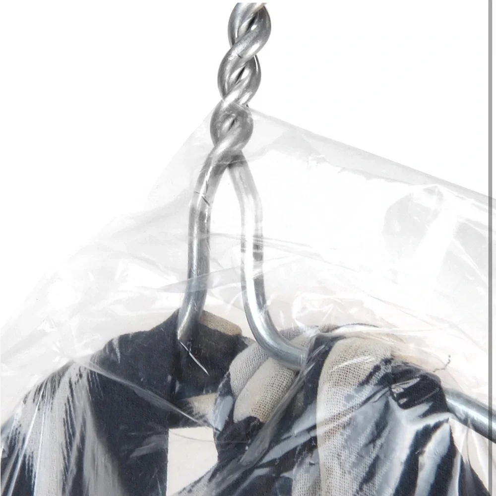 Hangerworld 20 Clear 48” Dry Cleaning Laundry‎ Polythylene Garment Clothes Cover